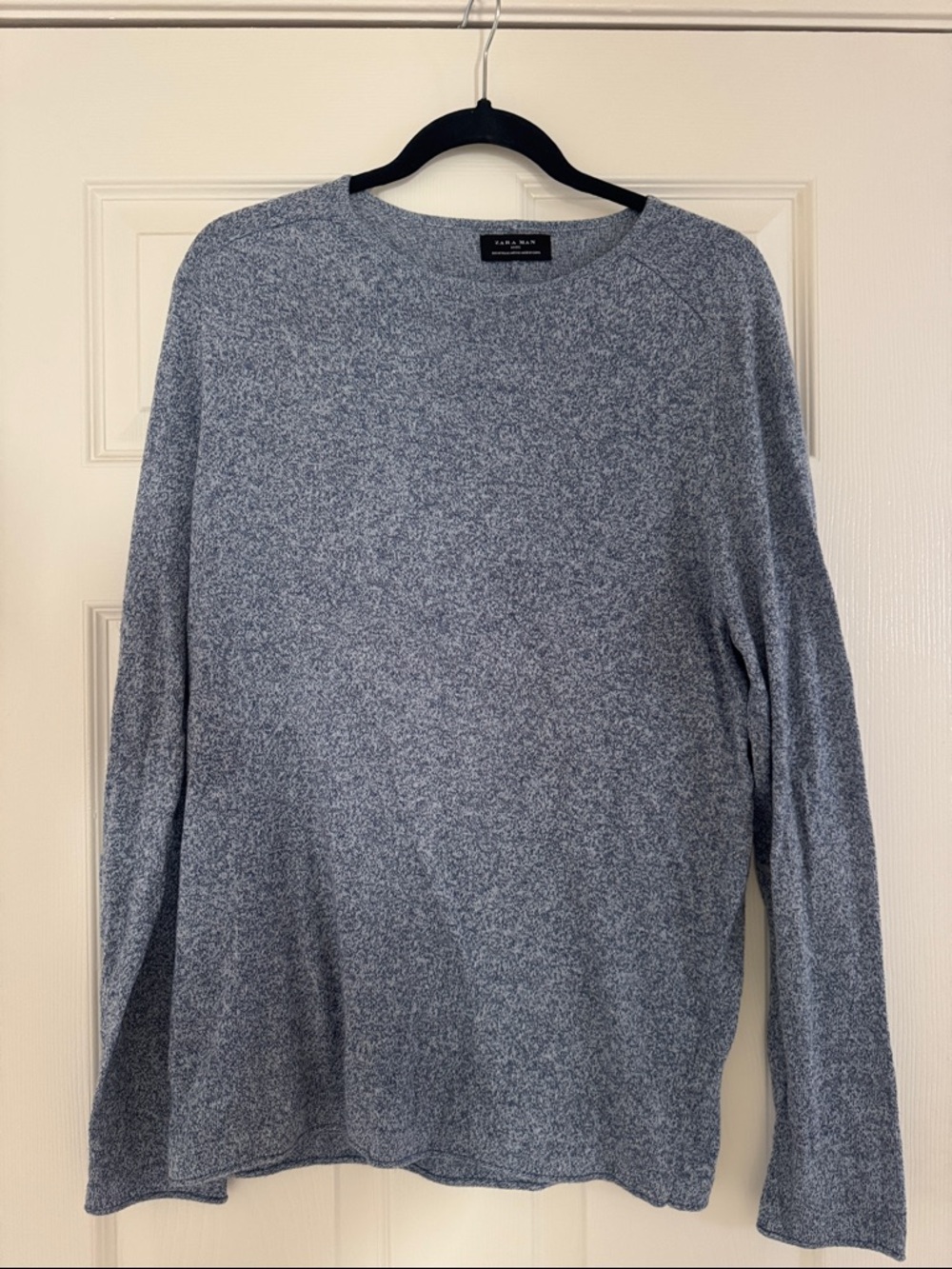 Zara Men’s Gray Heather Crewneck Sweater
